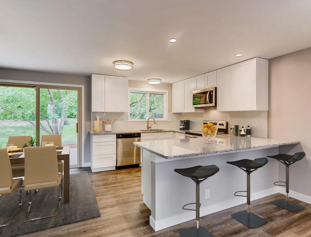 Custom Designed Basement Wet Bar Englewood CO