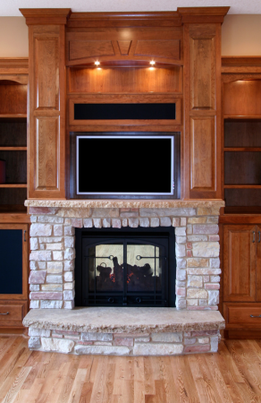 Custom Fireplace Cabinets Englewood CO